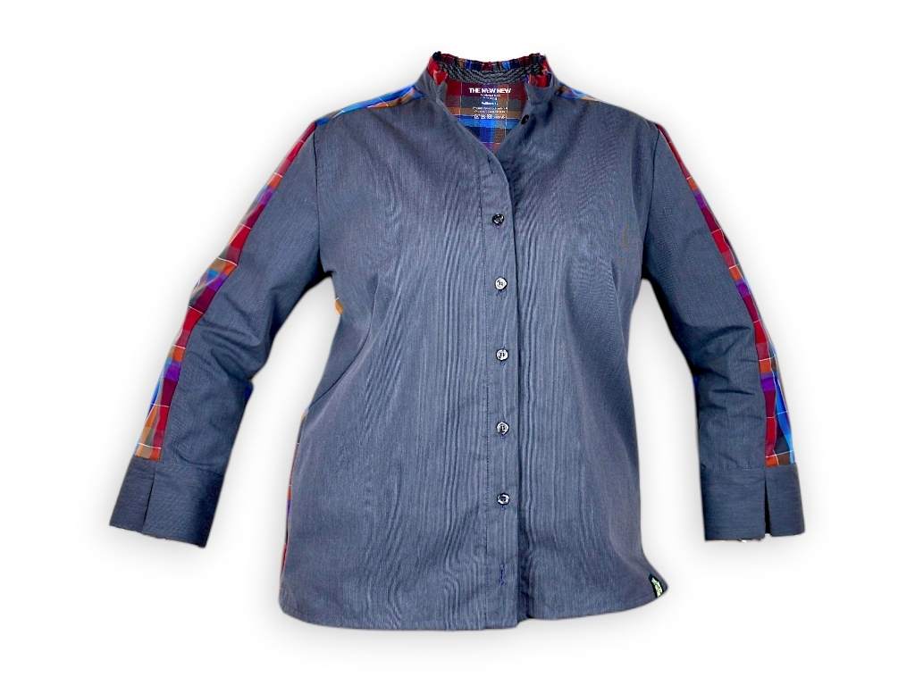 TheNewNew KR-7 - Dámská upcyklovaná košile vel. 42